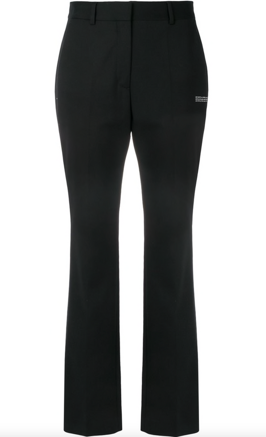 FORMAL CIGARETTE PANT BLACK NO COLOR
