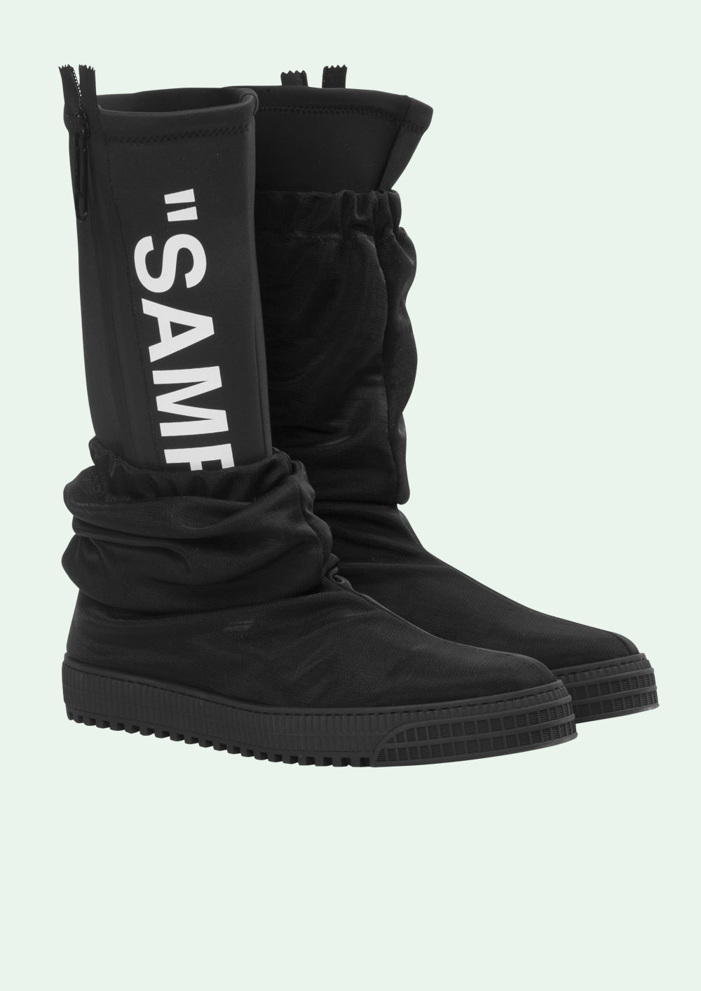 NEOTULLE BOOT BLACK WHITE