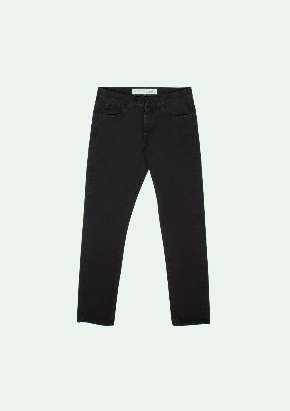 ELEVATOR MUSIC_SLIM 5 POCKETS BLACK WHITE